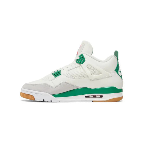 Air Jordan 4 Retro – White & Green (9-Month Warranty)