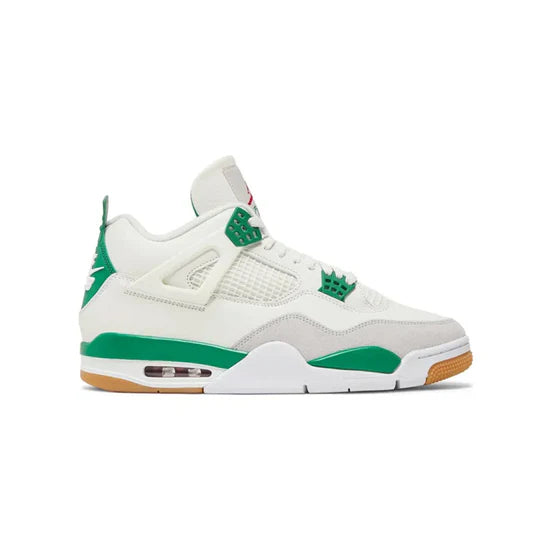 Air Jordan 4 Retro – White & Green (9-Month Warranty)