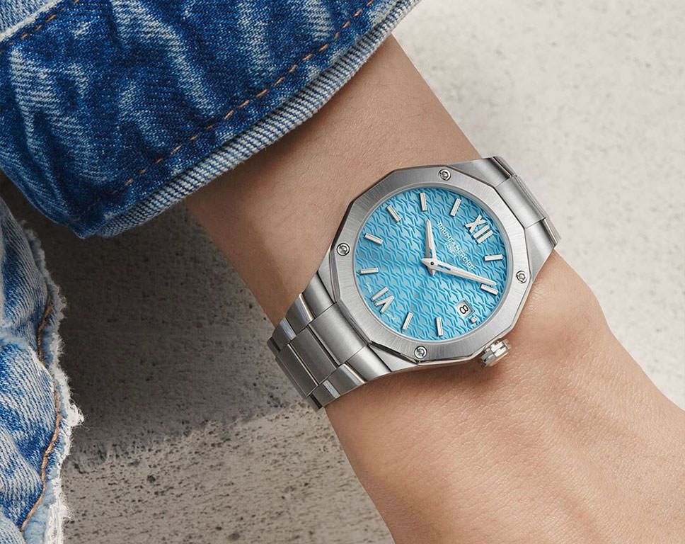 Baume & Mercier Riviera Automatic 42mm – Azure Blue Dial (3-Month Warranty)