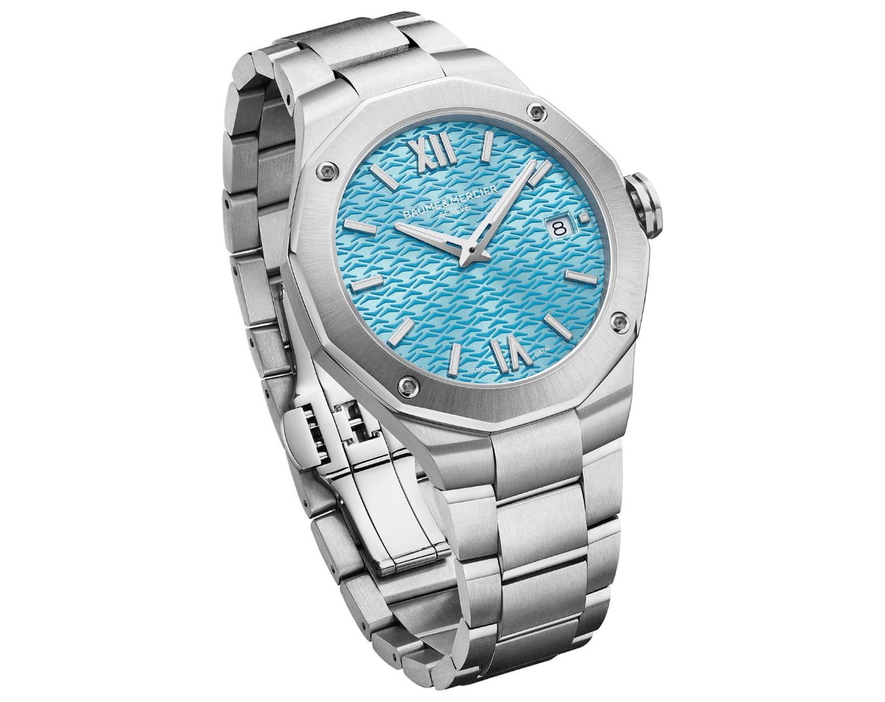 Baume & Mercier Riviera Automatic 42mm – Azure Blue Dial (3-Month Warranty)