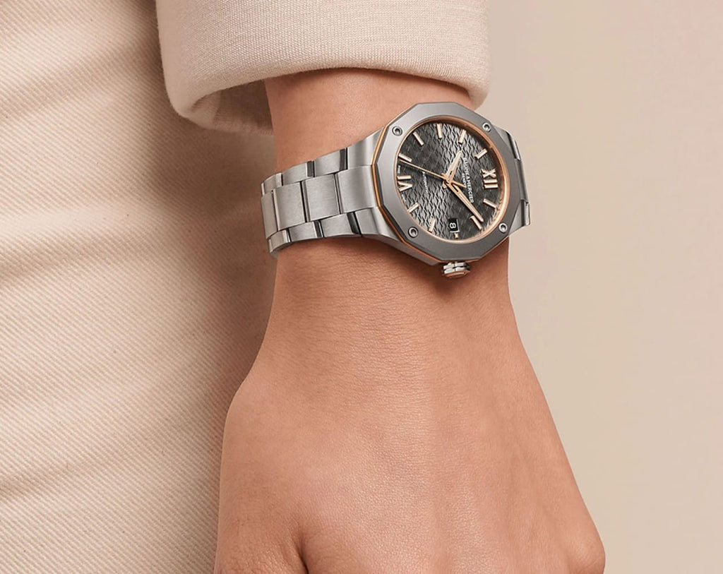 Baume & Mercier Riviera Automatic Men’s Watch – Stainless Steel & Titanium (6-Month Warranty)