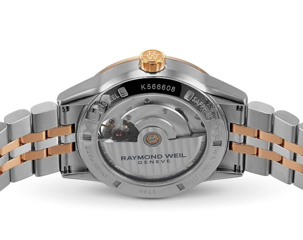 Raymond Weil Freelancer Automatic Men’s Watch – Two-Tone Stainless Steel and Rose Gold (9-Month Warranty)
