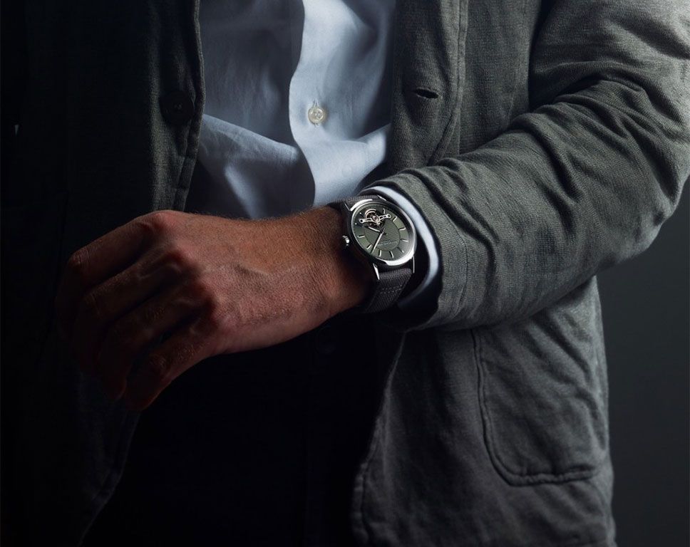 Raymond Weil Freelancer Automatic Open Heart Green Dial Men’s Watch (6-Month Warranty)