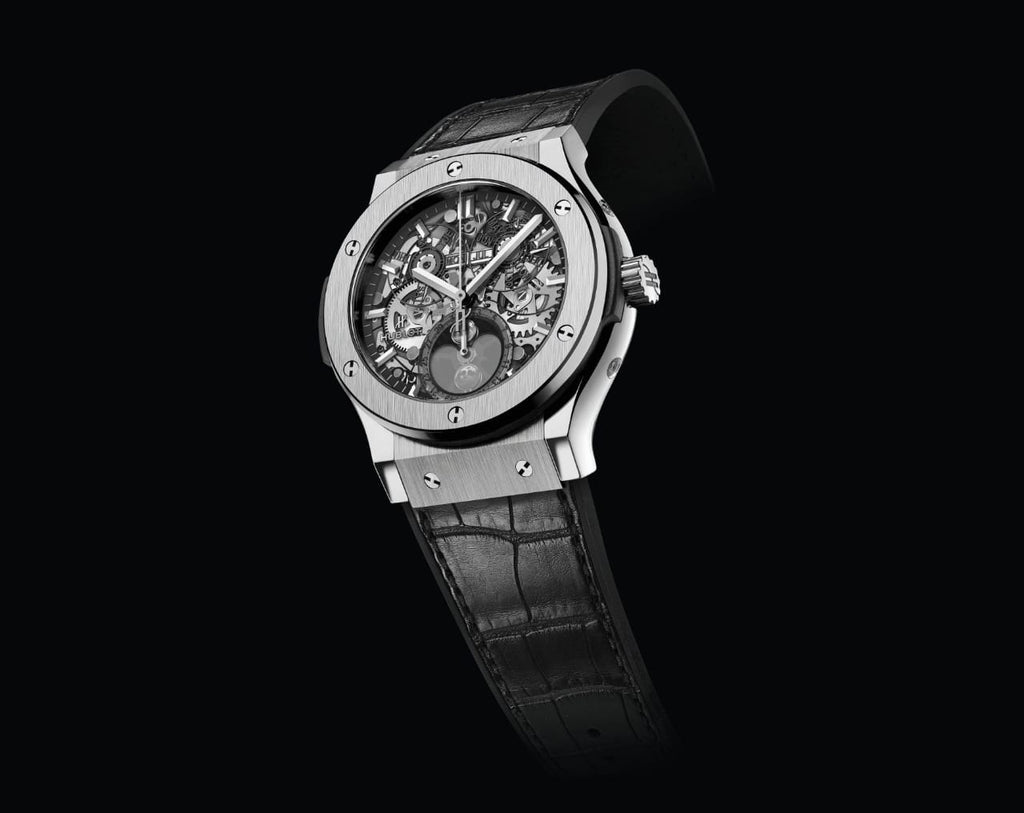 Hublot Classic Fusion Aerofusion Moonphase Titanium Automatic Men’s Watch (6-Month Warranty)