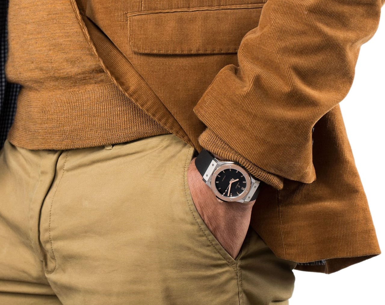 Hublot Classic Fusion Automatic – King Gold & Titanium (6-Month Warranty)