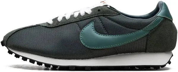 Retro Style Running Sneakers – Dark Green / Teal Accent (3-Month Warranty)